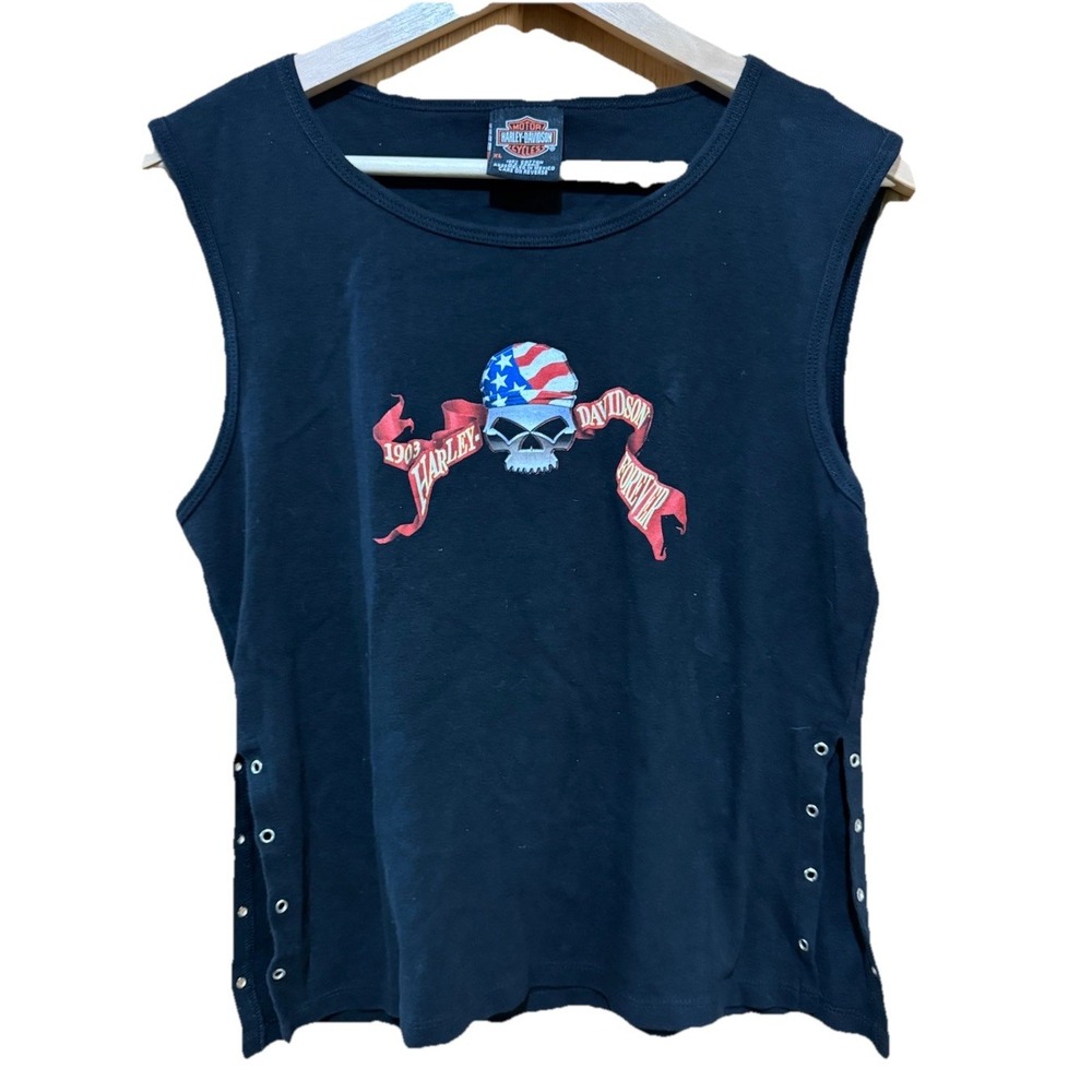 Harley Davidson Sleeveless 1903‎ Forever St. Cloud, MN Women's XL Shirt NWOT